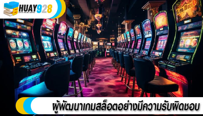 ผู้พัฒนาเกมสล็อตอย่างมีความรับผิดชอบ